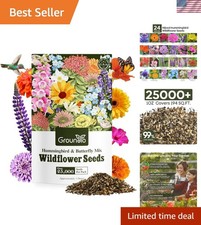 Attract Pollinators with 1 Ounce Wildflower Seeds Hummingbird & Butterfly Mix 223.84 per gallon