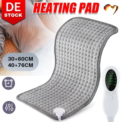 MARKENLOS Electric Heating Pad Heat Cushion Foot Warmer for Neck Back Pain Relief Waschbar