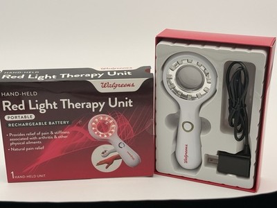 Walgreens Handheld Red Light Therapy Unit Rechargeable Tested