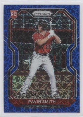 2021 Panini Prizm Blue Velocity Prizm Pavin Smith #70 Rookie RC 0ms2