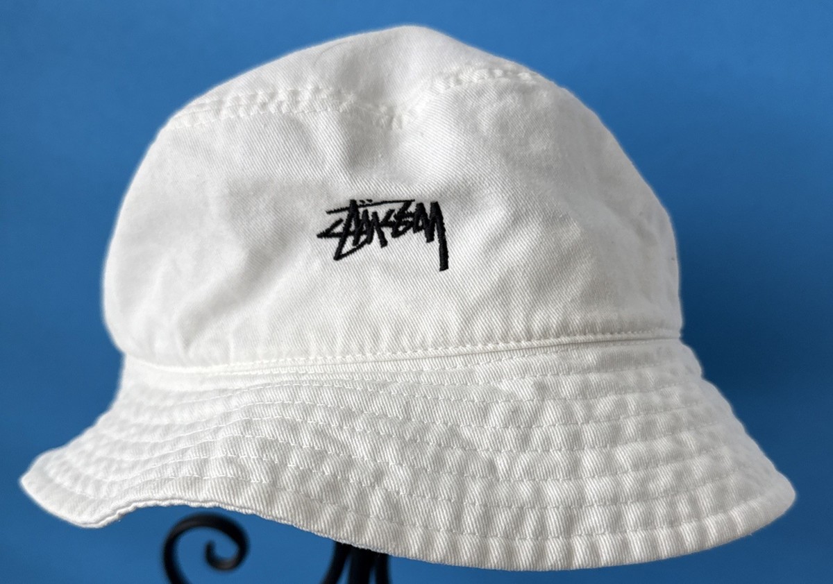 Stussy Bucket Hat White Size L/XL Large/Extra Large | eBay
