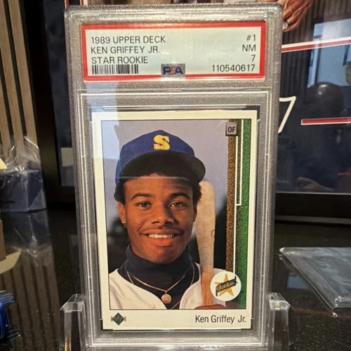 1989 Upper Deck Star Rookie Ken Griffey Jr #1 PSA 7 Seattle Mariners