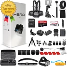 Hero (Go Pro Hero) Black Compact Waterproof Action Camera with 4K Ultra HD Video
