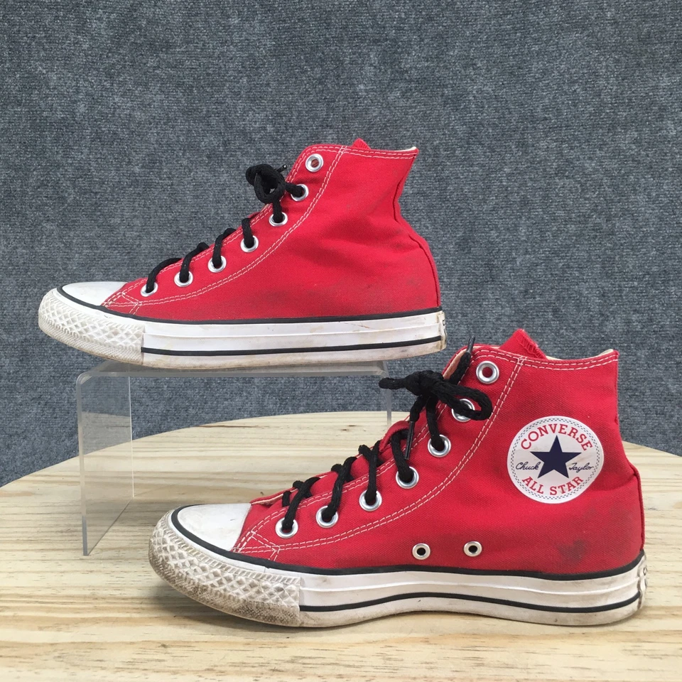Zapatos Converse Hombres 5 Mujeres 7 Chuck Taylor All Stars Zapatillas altas Rojo Lona Foto 2 de 4
