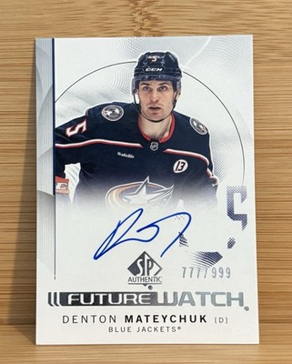 2024-25 SP Authentic Future Watch Auto Denton Mateychuk RC Auto 777/999