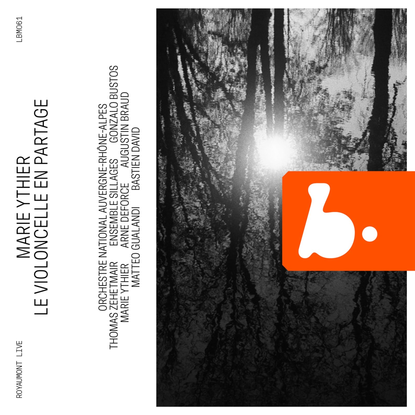 LBM061 Marie Ythier Marie Ythier: Le Violoncelle En Partage (Live) CD LBM061 NEW