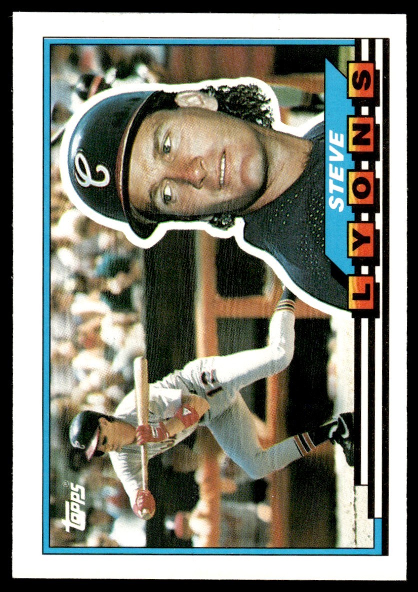 1989 Topps Big Steve Lyons #105