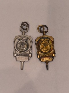 Vintage FFA Future Farmers of America State Award Pins