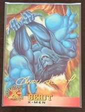 FLEER MARVEL ULTRA X-MEN CHROMIUM GOLD SIGNATURE 1995 NM-M