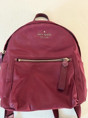 Kate Spade Burgundy Backpack Leila Dome Backpack | Kate Spade FR main image 3
