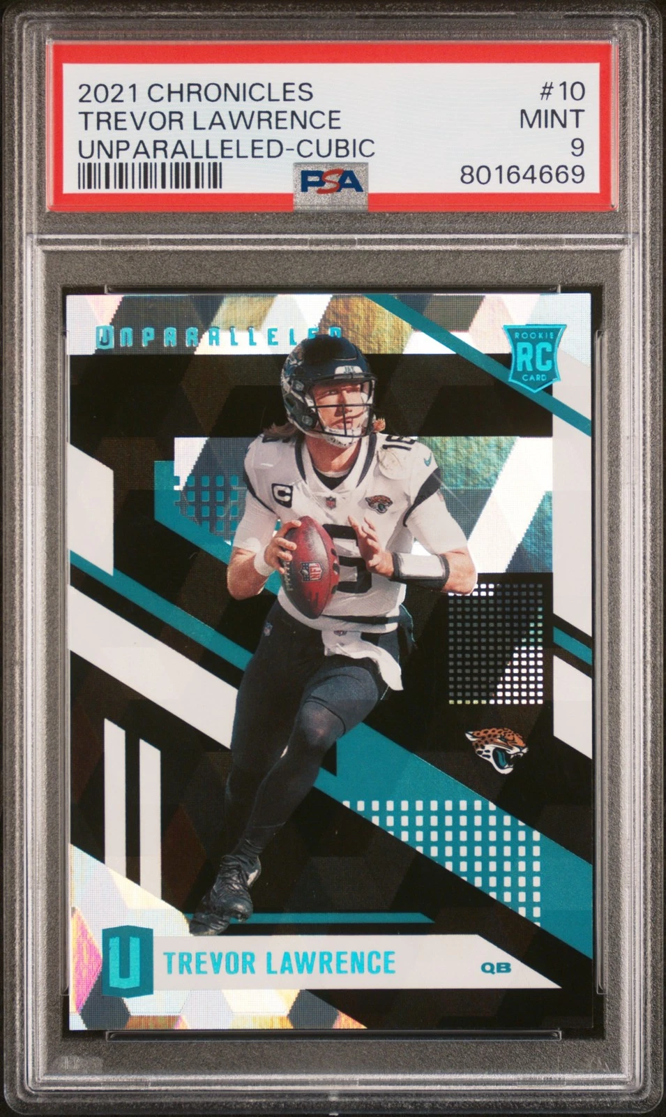 Trevor Lawrence Panini Chronicles Unparalleled #10 Cubic