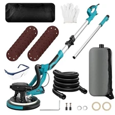 Drywall Sander, 1250W 11.5-Amp Electric Drywall Sander with Vacuum, Popcorn C...