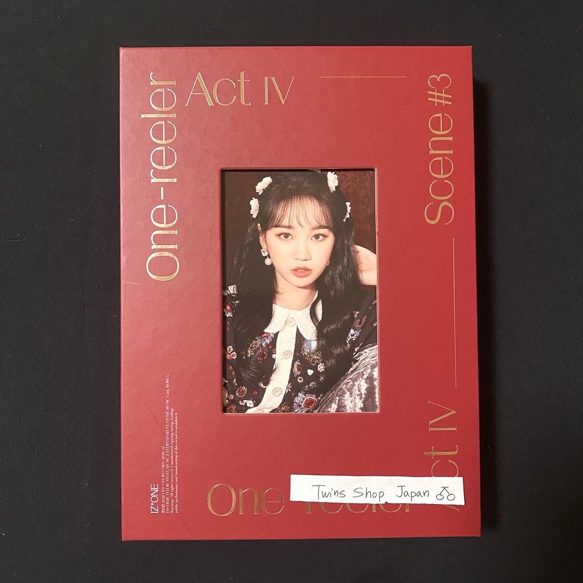 iz*one 4th mini album One-reeler Act IV Chaewon set Photocard