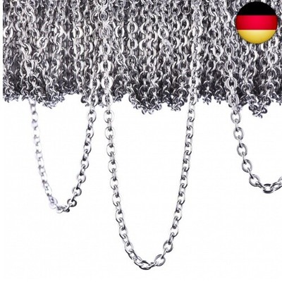 12 Meter Edelstahl Kabel Kette Link Kette Halskette für Schmuck Zubehör DIY, S