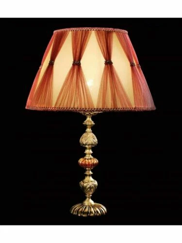 Lampada da tavolo da interno in vetro di murano