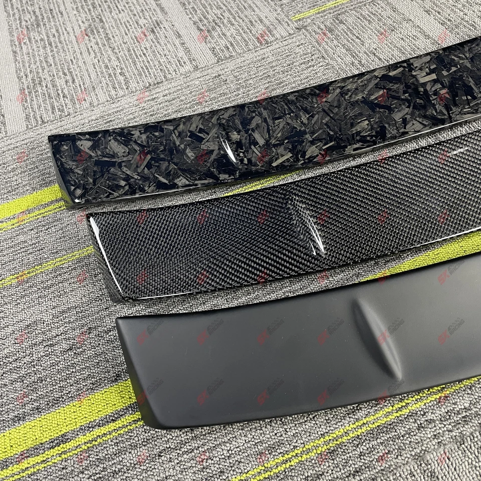 Kit de carrocería de alerón de techo trasero forjado carbono/negro brillante para Cadillac CT6 19-20 Foto 3 de 4