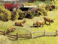 Noch 13030 Spur H0/TT/N Weidezaun, 12 Teile, 1,3 Cm Hoch, Ca. 100 Cm Lang