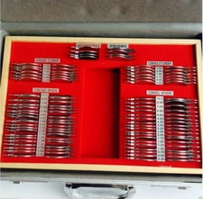 Optical Trial Lens Set Metal Rim Optometry Kit 104PCS w/ Free Accessories + Case