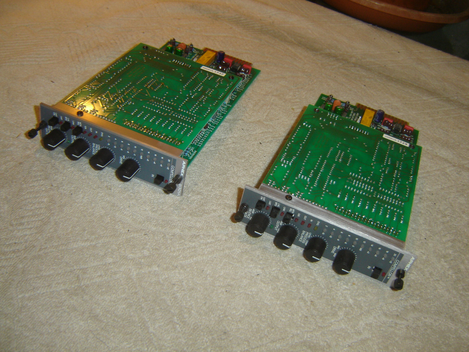 Aphex 9301A Pair, Compellor, Compressor, Leveler, Limiter, Vintage