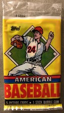 1989 Topps UK Minis American Baseball Pack Ryne Sandberg Cubs Gerald Perry Brave