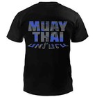 Dynamix Athletics T-Shirt Muay Thai Fight Camo Blau Thaiboxen MMA Shirt Herren