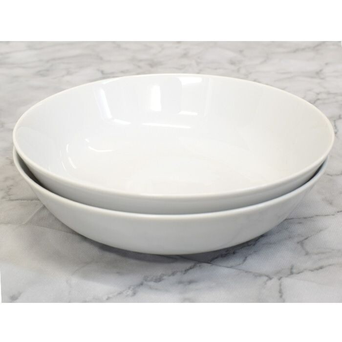 vivo ホワイトポーセリン皿 9枚セット Villeroy Boch Vivo Tableware Set Of 2 21cm Pasta Bowl New from