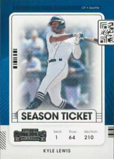 KYLE LEWIS 2021 Panini Contenders Base Season Ticket #14 MLB Mariners  ID:33647