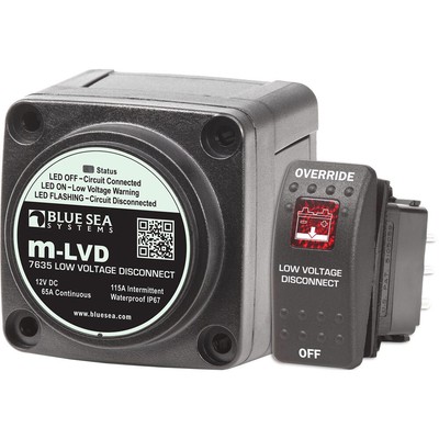 Blue Sea 7635 m-LVD Low Voltage Disconnect 7635 UPC 632085076351