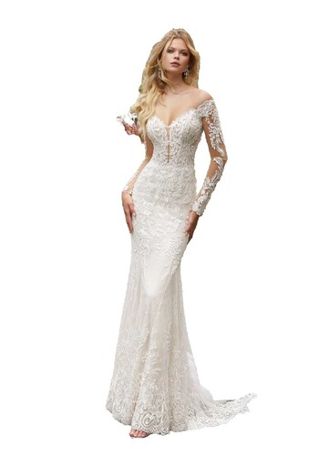 asos edition sequin kimono sleeve wedding dress ASOS EDITION Curve sequin kimono sleeve wedding dress, Ivory