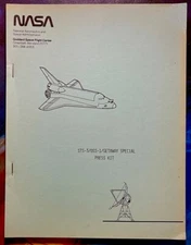 STS-3 NASA RELEASED SPACE SHUTTLE MISSION OSS-1 GETAWAY SPECIAL PRESS KIT