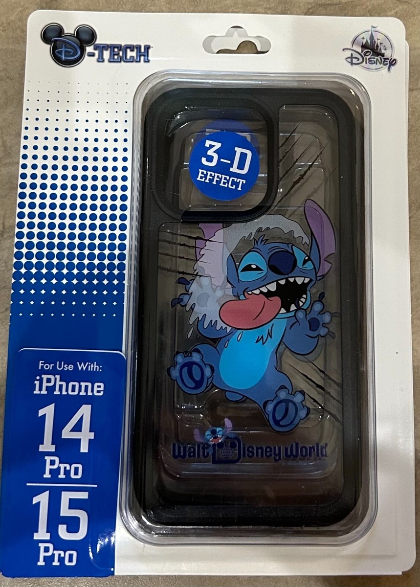 US Disney Parks限定☆スティッチ 3D iPhoneケース各種 DISNEY PARKS STITCH 3D D-Tech iPHONE 14 & 15 Pro Phone Case