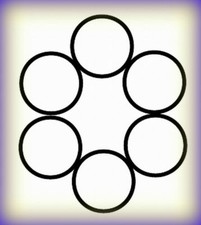 Professor Foam 6 pack aftermarket o-rings fit Graco 112085 O-ring