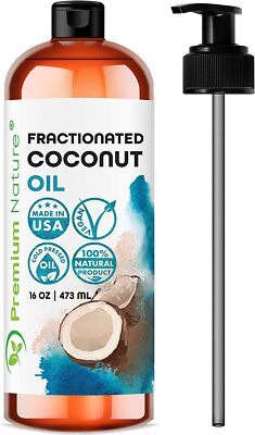 Aceite De coco Para Masaje Corporal Hidratante Coconut Oil Skin Moisturizer  16Oz