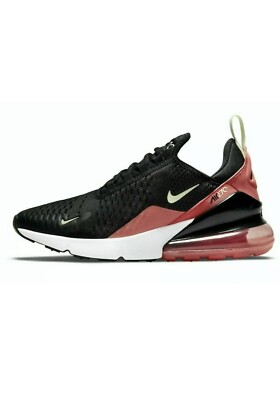 NIKE AIR MAX 270 BLACK-LIME ICE-MAGIC EMBER  WOMEN  SZ 5.5 [DM8325-001]
