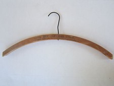 Vintage Wooden Clothes Hanger MAYS DRY CLEANING WORK Wichita, KS Z80