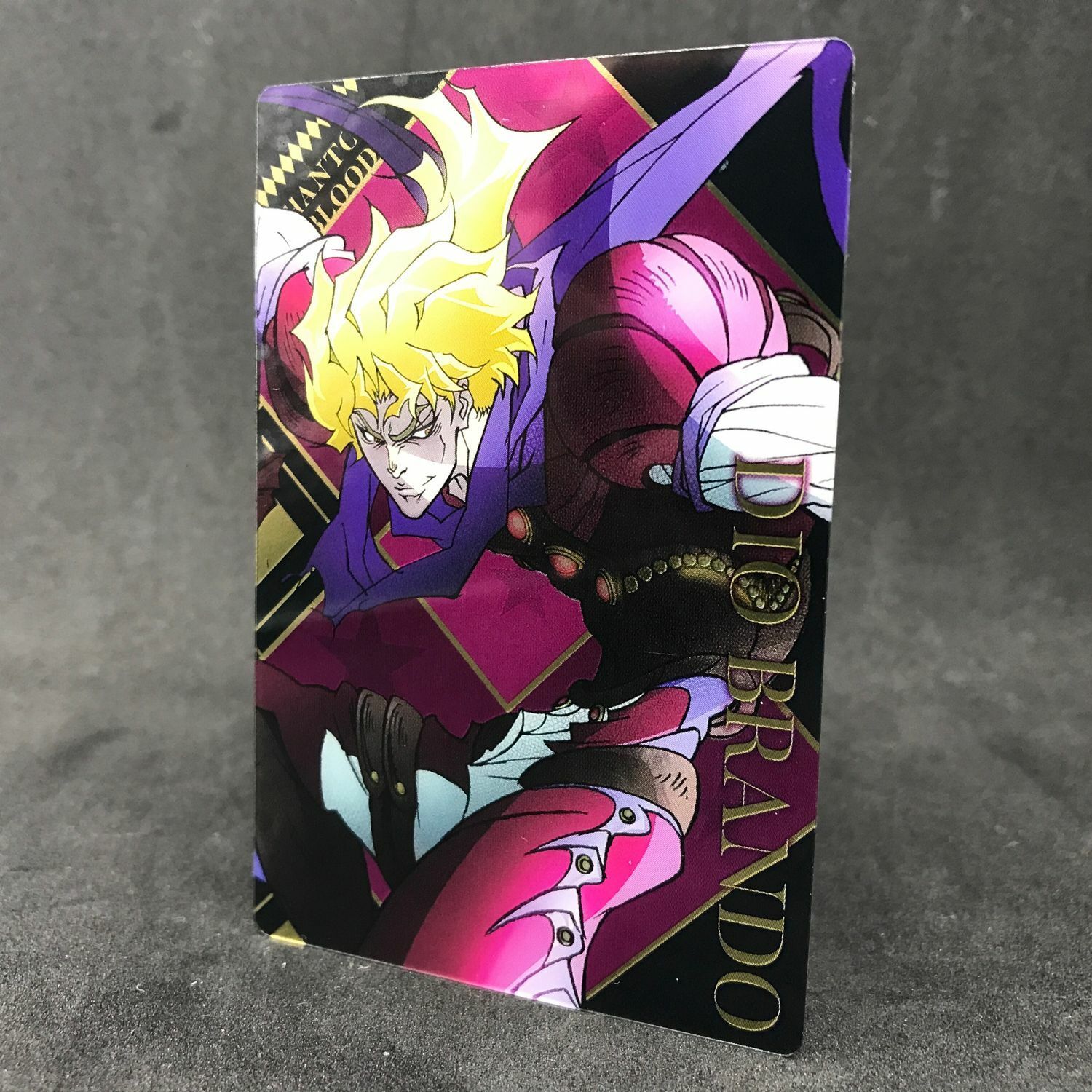 DIO BRANDO JOJO'S BIZARRE ADVENTURE Wafer Card TCG BANDAI Made In JAPAN  No.10