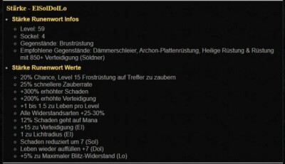   Fortitude Stärke + Base D2R Diablo 2 Resurrected PC Softcore  