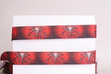 SPIDER SPIDERMAN SUPERHERO 7/8" Grosgrain Ribbon 1, 3, 5,10 Yards SHIP FROM USA