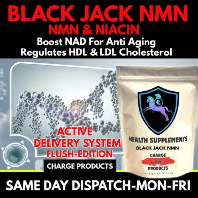 Black Jack Cholesterol Supplement NMN & Niacin Anti Aging & Regulate LDL HDL