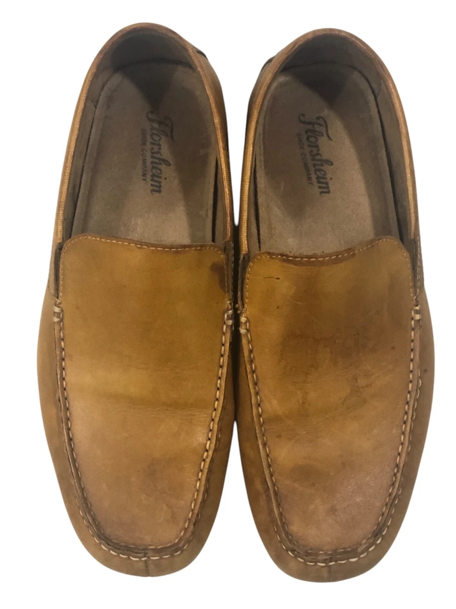 Florsheim Royal Imperial Brown Loafer‎ Size Gold Detail 10D Bartlett Florsheim Leather Upper Gold Dress Shoes for Men for sale | eBay main image 4