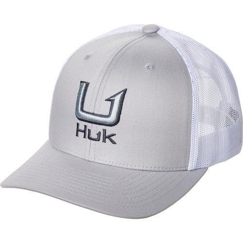 HUK Barbed U Fishing Trucker Hat Cap - One Size - Harbor Mist Color - NEW!