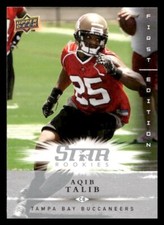 2008 Upper Deck #209 Aqib Talib Rookie Tampa Bay Buccaneers
