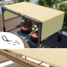ColourTree Pergola Sun Shade Cover Universal Replacement Canopy,Beige