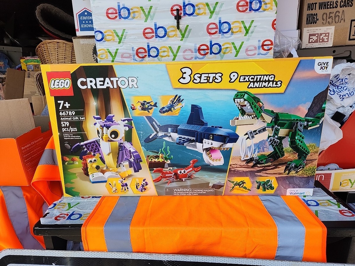 LEGO CREATOR 3 Sets 9 Exciting Animals - ANIMAL GIFT SET - Sealed