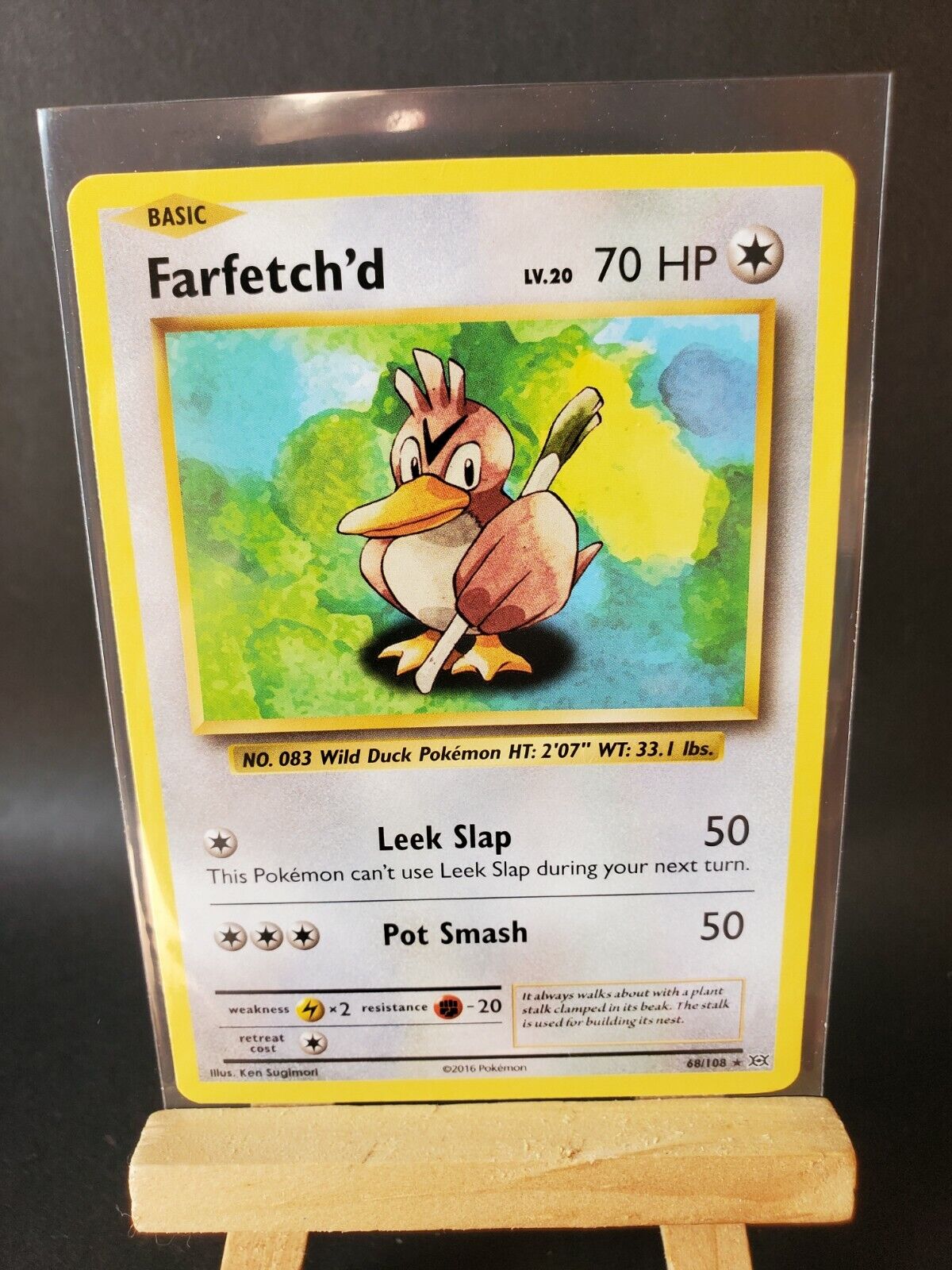 Pokemon - Farfetch'd (68/108) - XY Evolutions : : Brinquedos e  Jogos