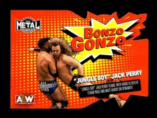 2022 SKYBOX METAL UNIVERSE AEW BONZO GONZO BG16 JUNGLE BOY JACK PERRY