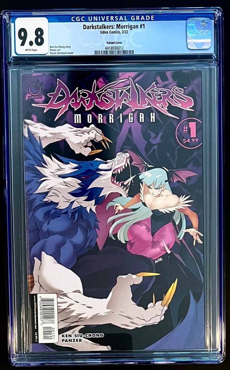 Darkstalkers Morrigan #1 CGC 9.8 Udon Comics 3/22 Steinbach