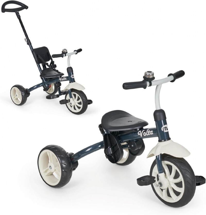 Innovaciones Ms Triciclo 5 in 1 Evolutivo con Maniglione Grigio scuro - Volta