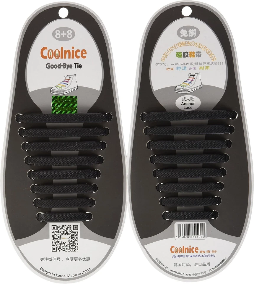 EasyTie Unisex Schnürsenkel Schuhe binden, schwarz, one size - Bild 1 von 1
