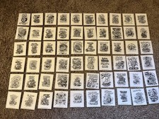 1993 ED BIG DADDY ROTH RAT FINK CARTE COLLEZIONABILI BIANCO E NERO SET COMPLETO 60 CARTE